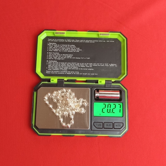 925 sterling SILVER men and women/Catholic ROSARIO necklace - Picture 8 of 16